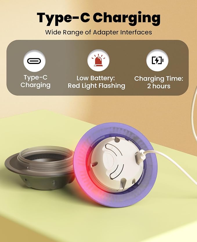 Smart Interactive Automatic Dog Ball with Rope – Motion-Activated Rolling & Squeaky Toy with RGB Lights, Sound & Voice Recording